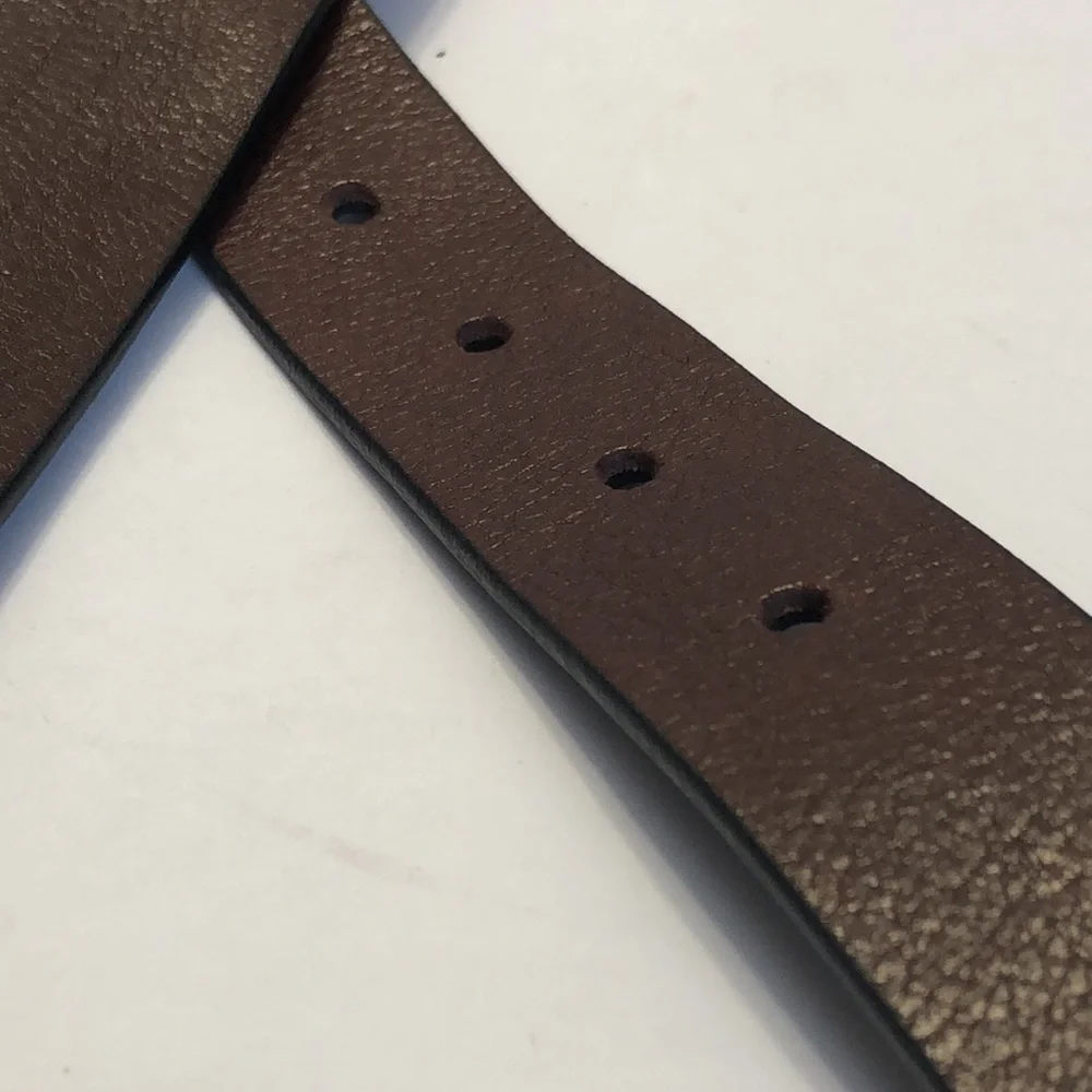 Men’s Reversible Black Brown Supple Leather Belt size Large 40”